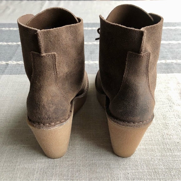 Designer Pierre Hardy Desert Chukka Platform Wedge Booties in Women’s Size 38 - Picture 6 of 7